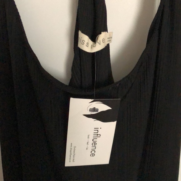 NWT: Black Rib Knit Cami - Picture 5 of 7